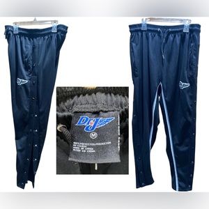 Men’s black sports/jogger pants with tear away button sides, size M, brand Dr.J